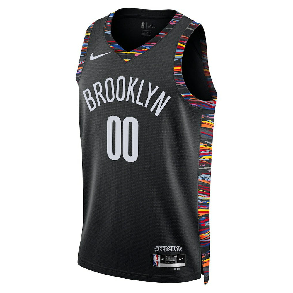 Brooklyn Nets Unisex 2025/26 City Edition Swingman Custom Jersey - Black cheap