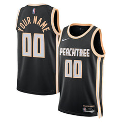 Atlanta Hawks Unisex 2025/26 City Edition Swingman Custom Jersey - Black online