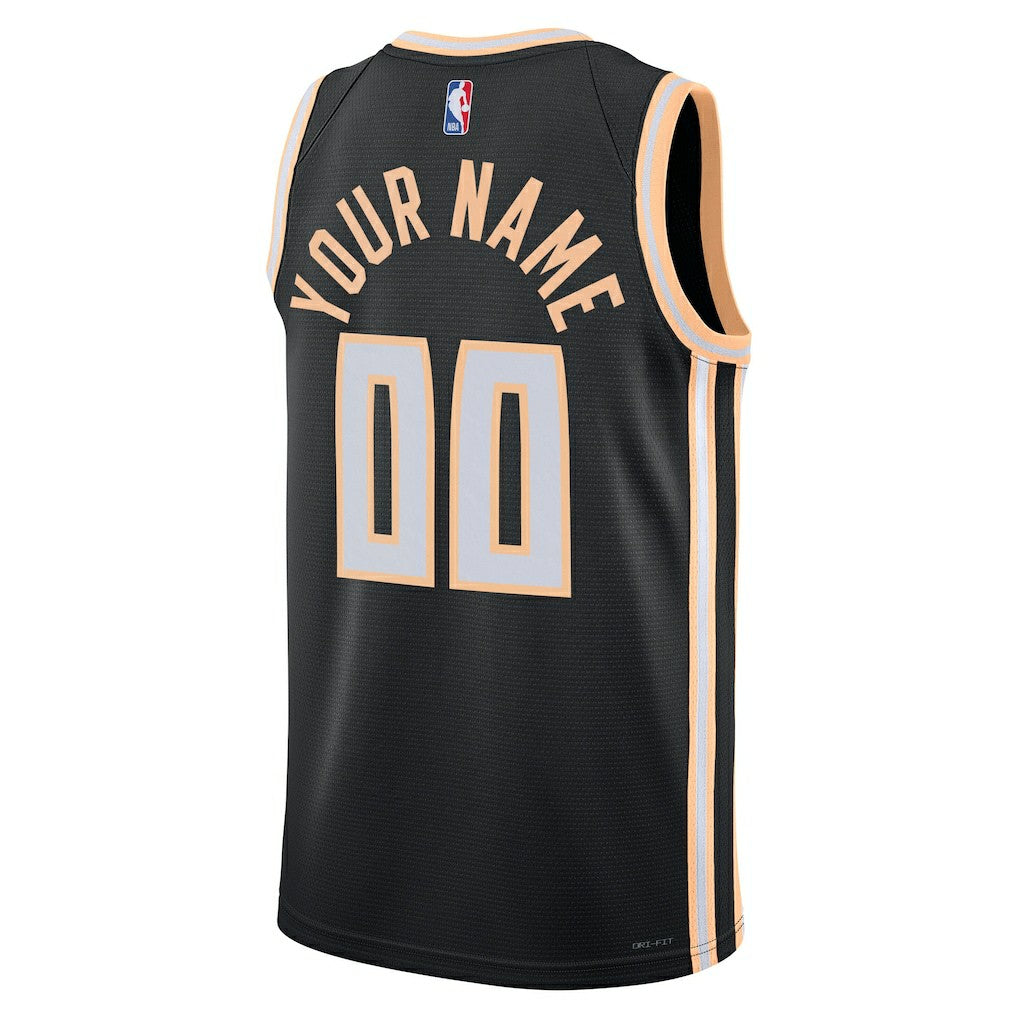 Atlanta Hawks Unisex 2025/26 City Edition Swingman Custom Jersey - Black online