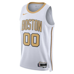 Boston Celtics Unisex 2025/26 City Edition Swingman Custom Jersey - White cheap