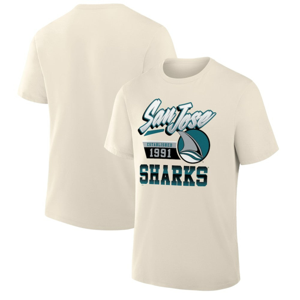 San Jose Sharks Alternate Legacy T-Shirt - Cream T-shirts