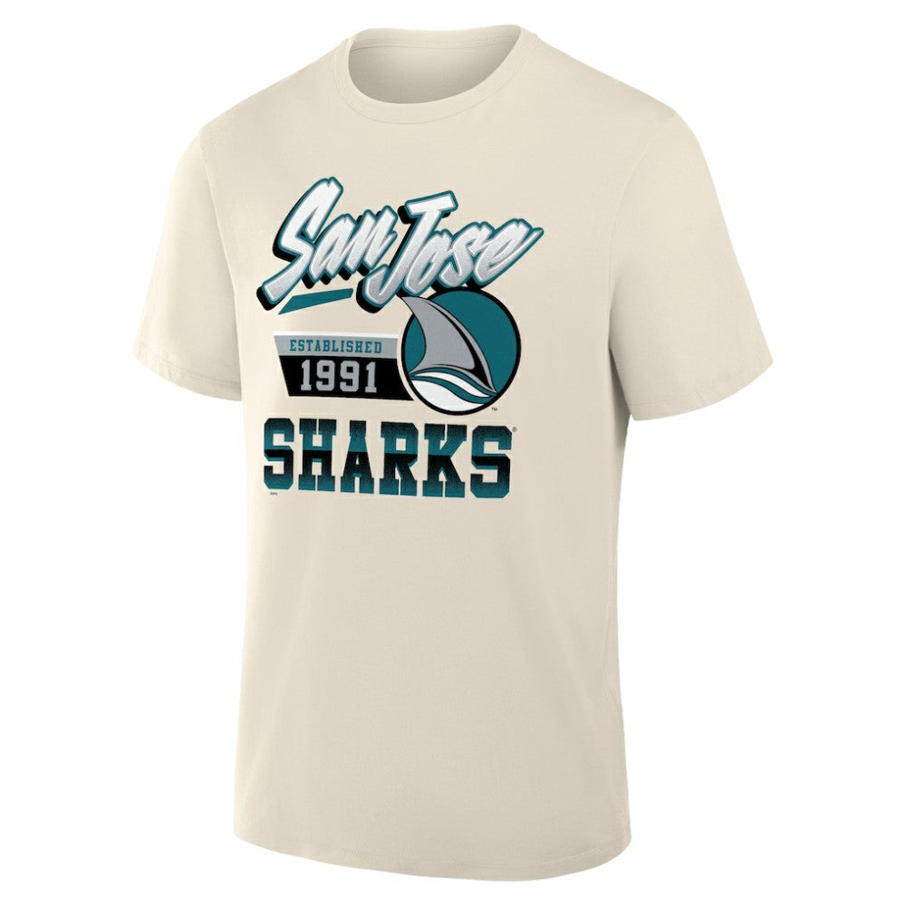 San Jose Sharks Alternate Legacy T-Shirt - Cream T-shirts