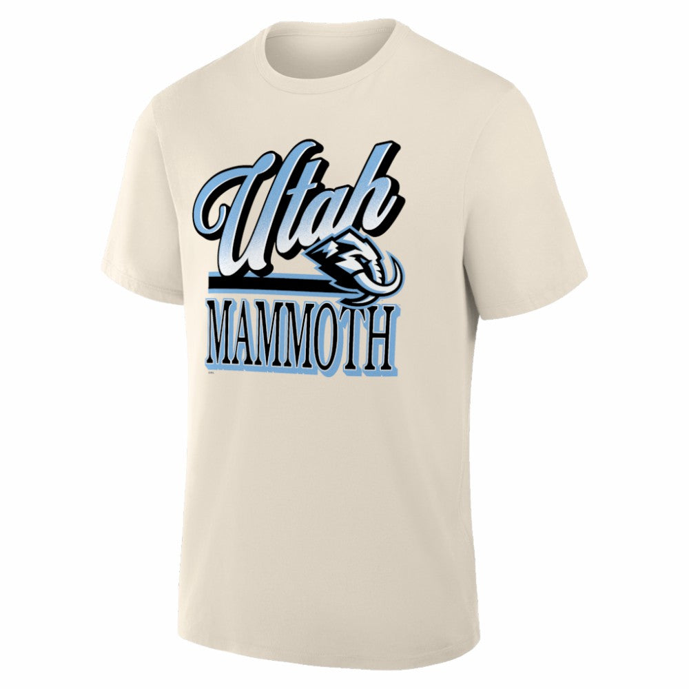 Utah Mammoth Legacy T-Shirt - Cream T-shirts