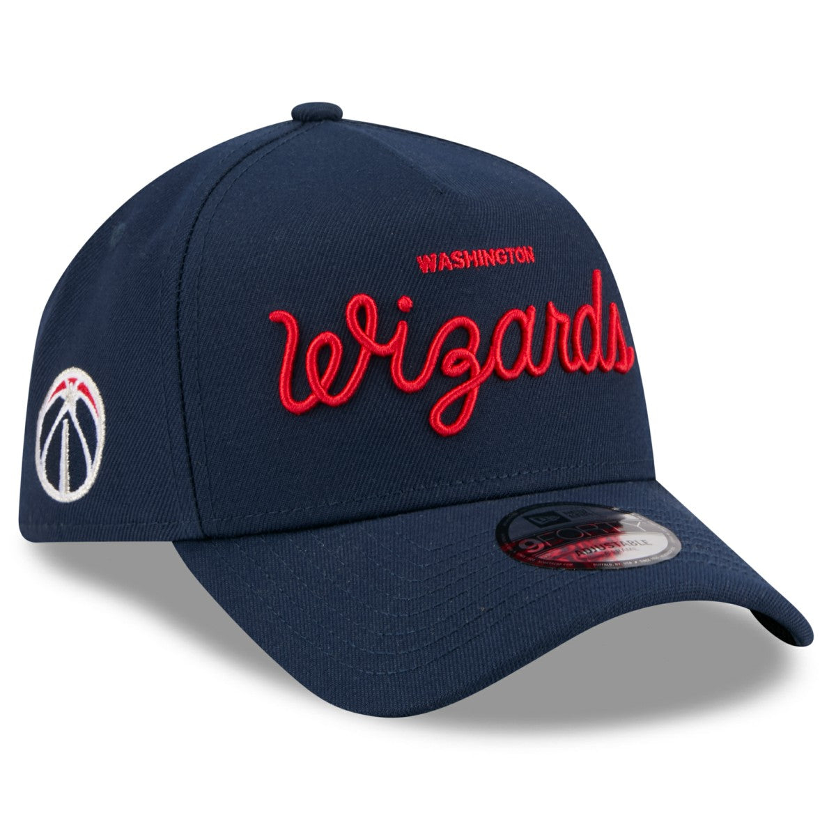 Washington Wizards x Malbon Golf Unisex 9FORTY A-Frame Adjustable Hat - Navy discount