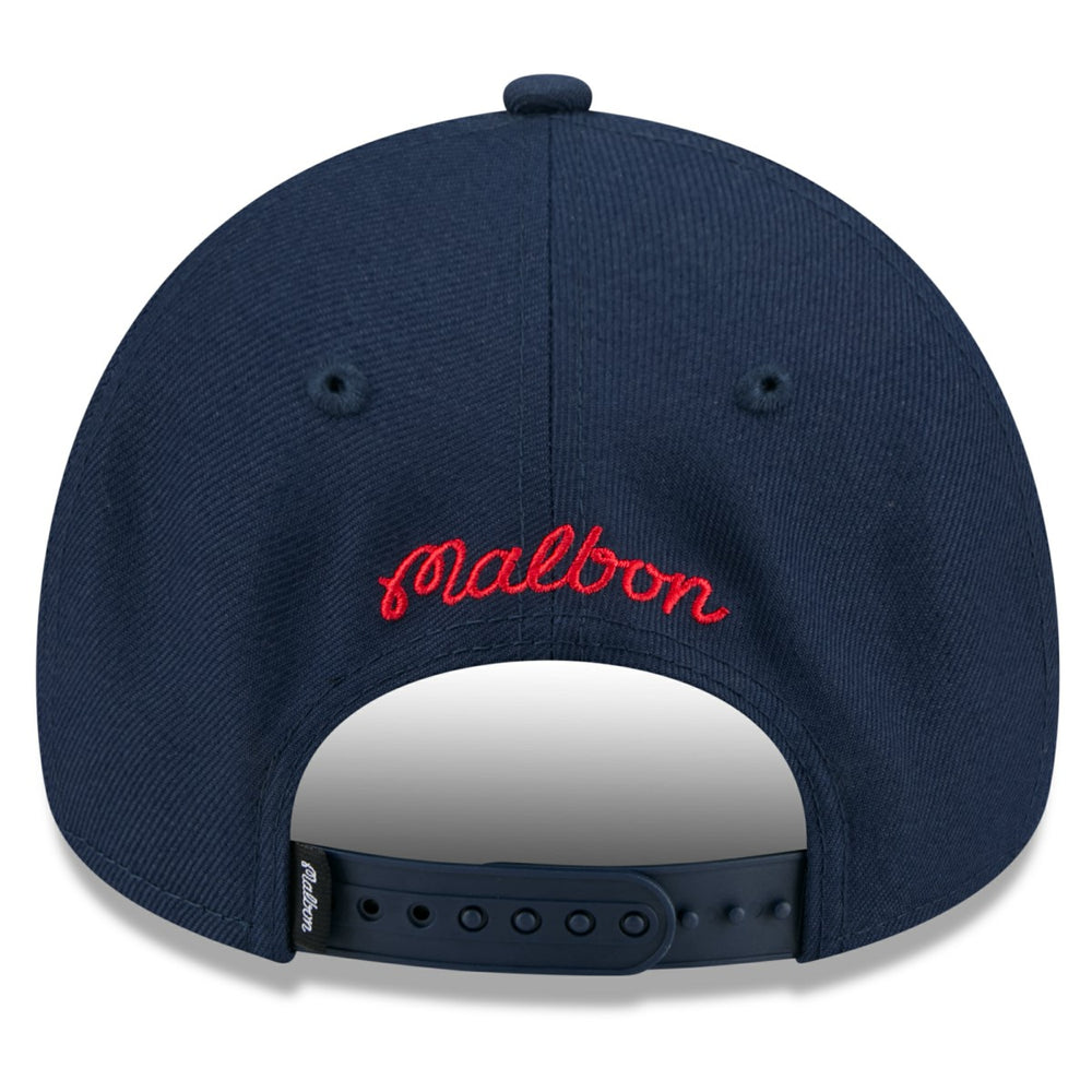 Washington Wizards x Malbon Golf Unisex 9FORTY A-Frame Adjustable Hat - Navy discount