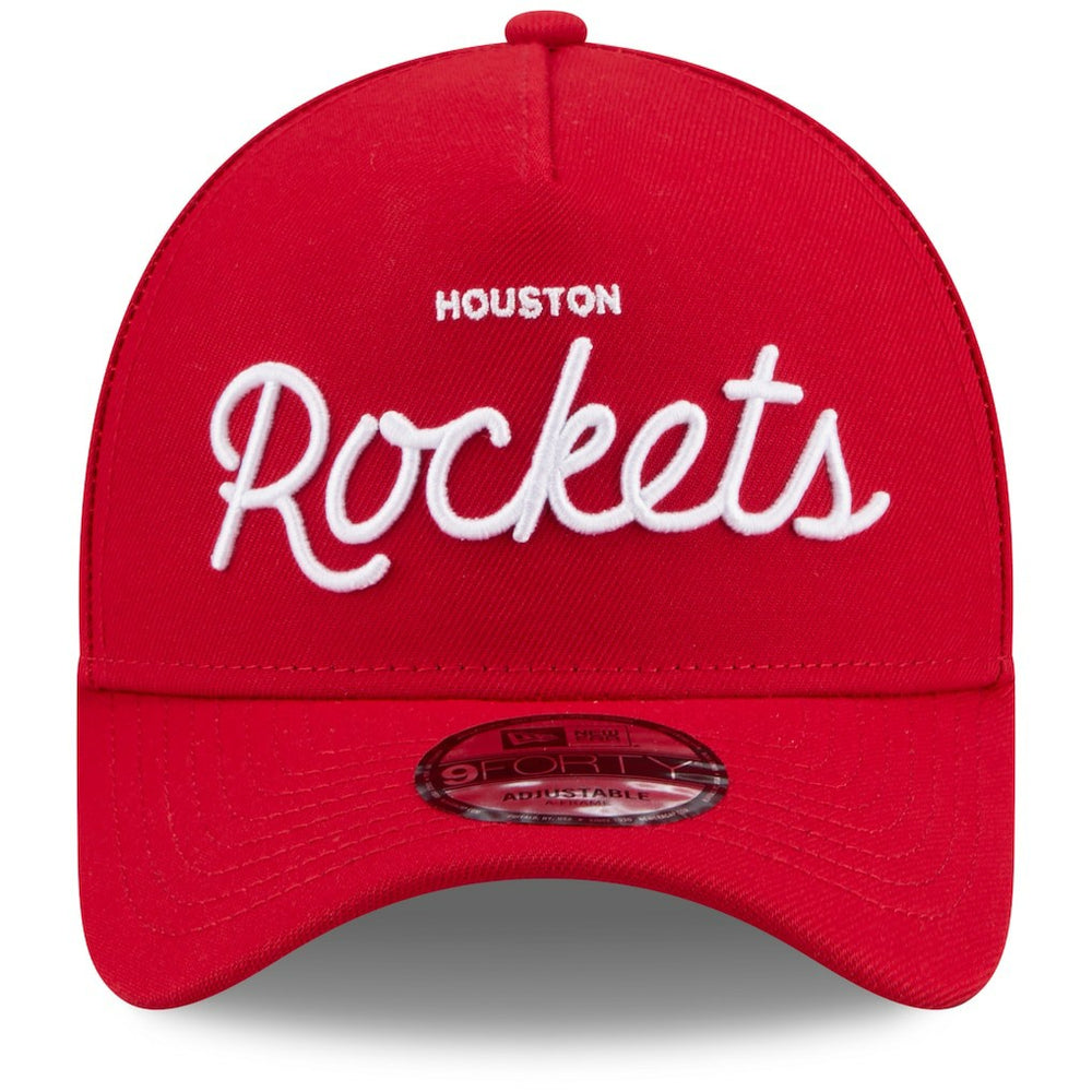Houston Rockets x Malbon Golf Unisex 9FORTY A-Frame Adjustable Hat sale - Red shop