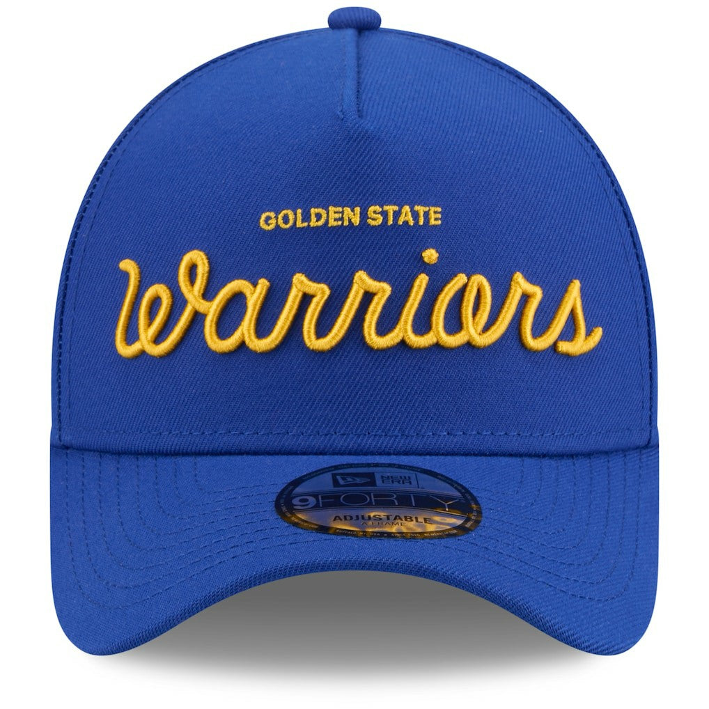 Golden State Warriors x Malbon Golf Unisex 9FORTY A-Frame Adjustable Hat sale - Royal online