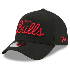 Chicago Bulls x Malbon Golf Unisex 9FORTY A-Frame Adjustable Hat - Black shop