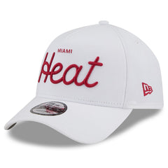 Miami Heat x Malbon Golf Unisex 9FORTY A-Frame Adjustable Hat - White for sale