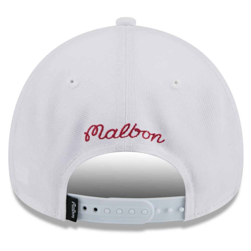 Miami Heat x Malbon Golf Unisex 9FORTY A-Frame Adjustable Hat - White for sale