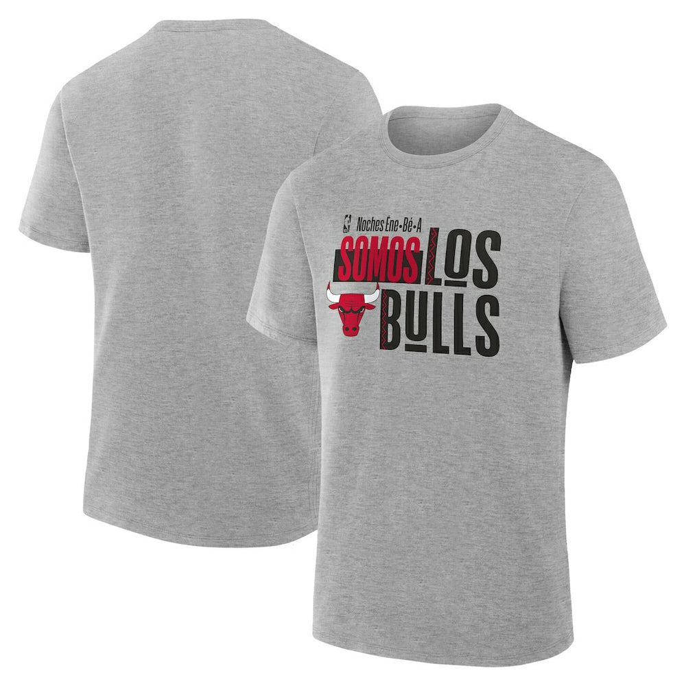 Chicago Bulls Noches Training T-Shirt sale - Gray outlet