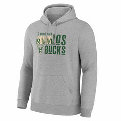 Milwaukee Bucks Noches Training Hoodie - Gray outlet