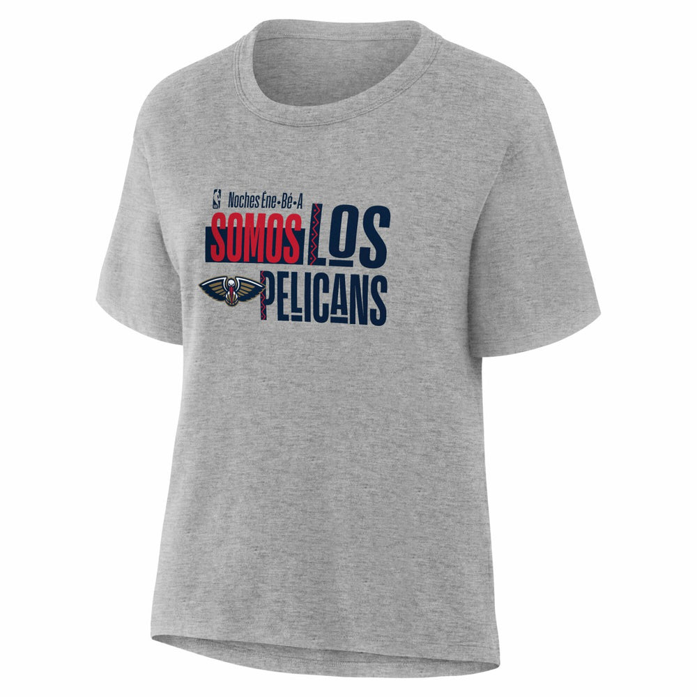 New Orleans Pelicans Women's Noches Training T-Shirt - Gray online