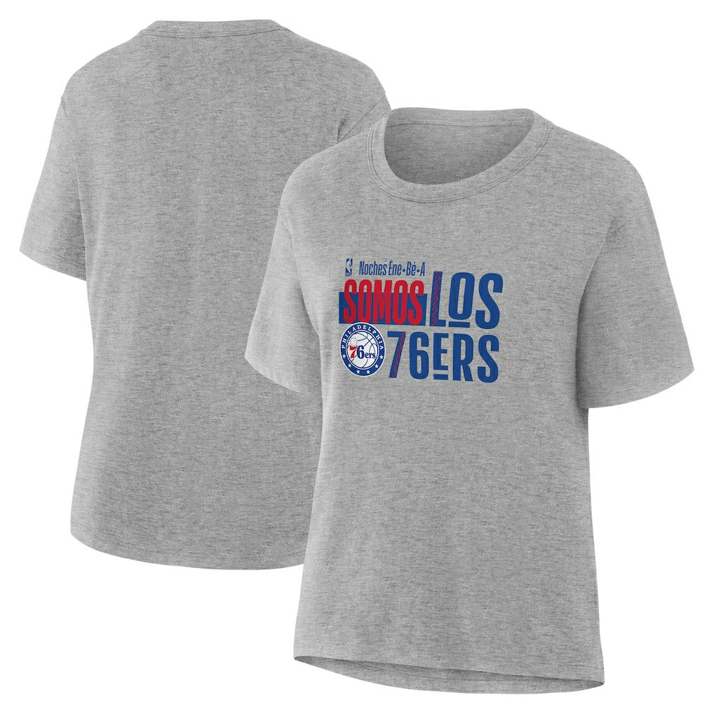 Philadelphia 76ers Women's Noches Training T-Shirt - Gray sale