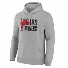 Portland Trail Blazers Noches Training Hoodie - Gray shop