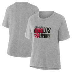 Toronto Raptors Women's Noches Training T-Shirt - Gray sale