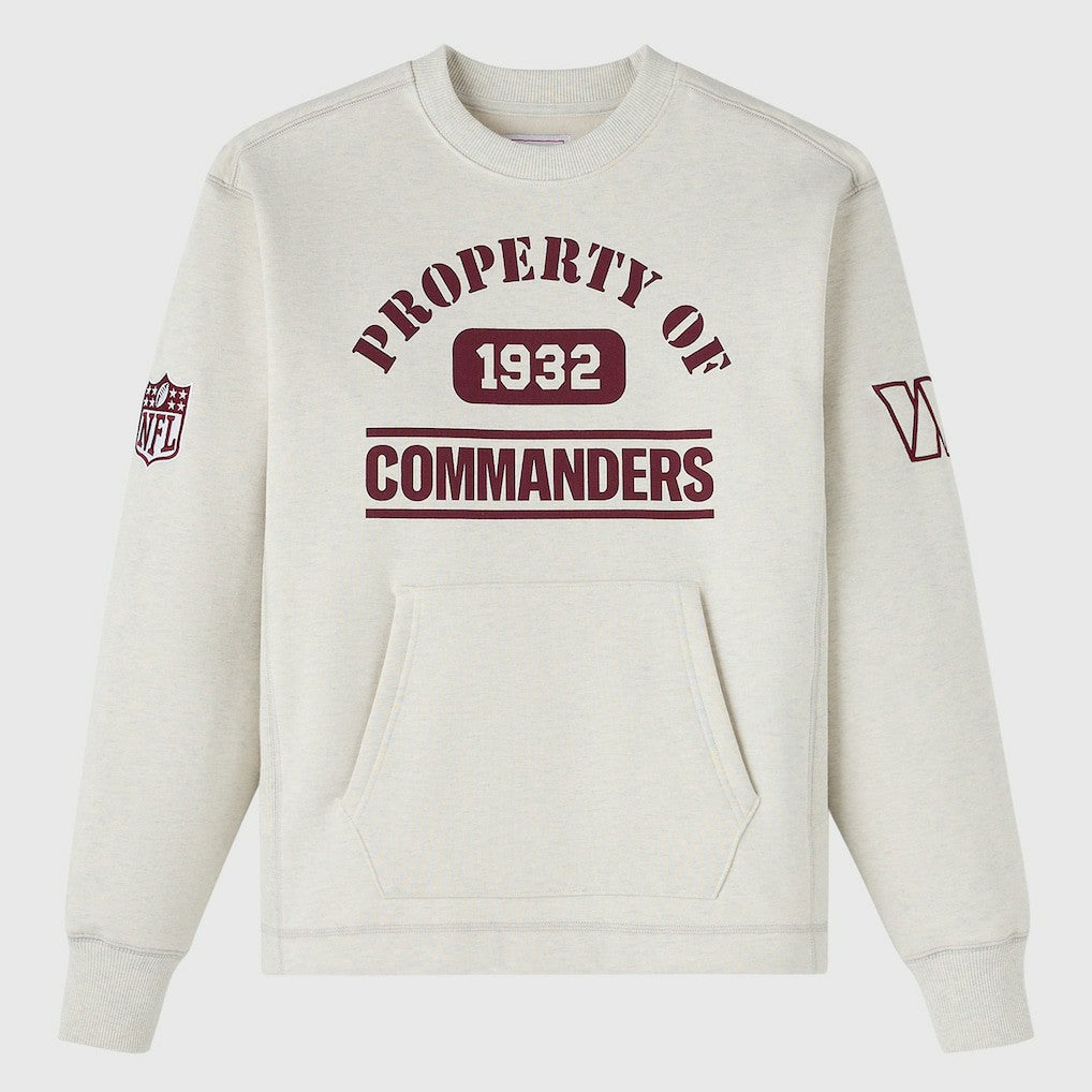 Washington Commanders OVO x NFL Unisex Fleece Sweatshirt - Heather Gray for sale