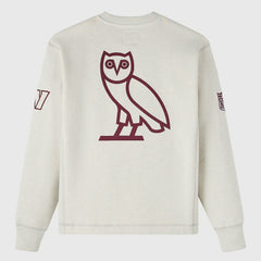 Washington Commanders OVO x NFL Unisex Fleece Sweatshirt - Heather Gray for sale