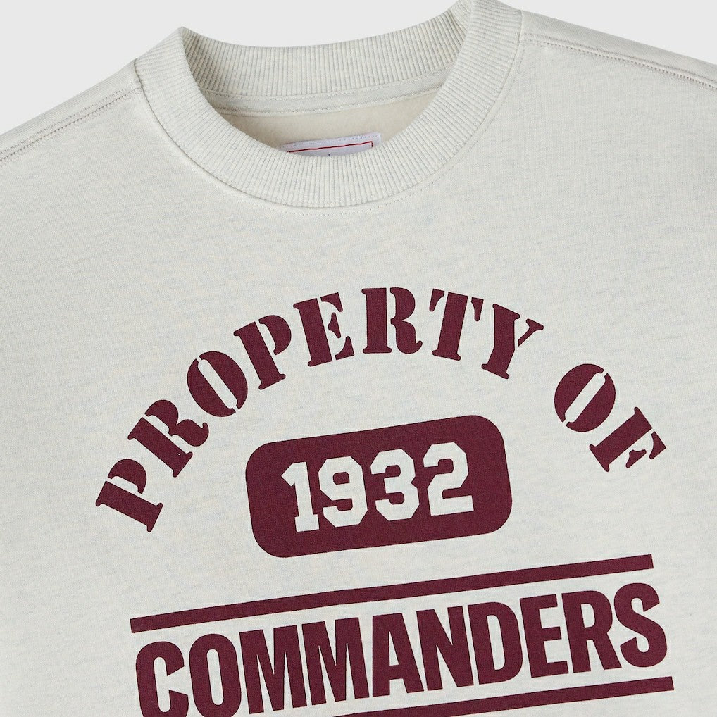 Washington Commanders OVO x NFL Unisex Fleece Sweatshirt - Heather Gray for sale