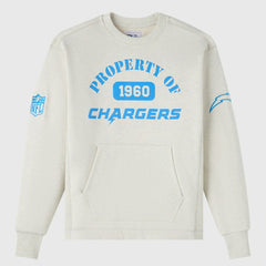 Los Angeles Chargers OVO x NFL Unisex Fleece Sweatshirt - Heather Gray online