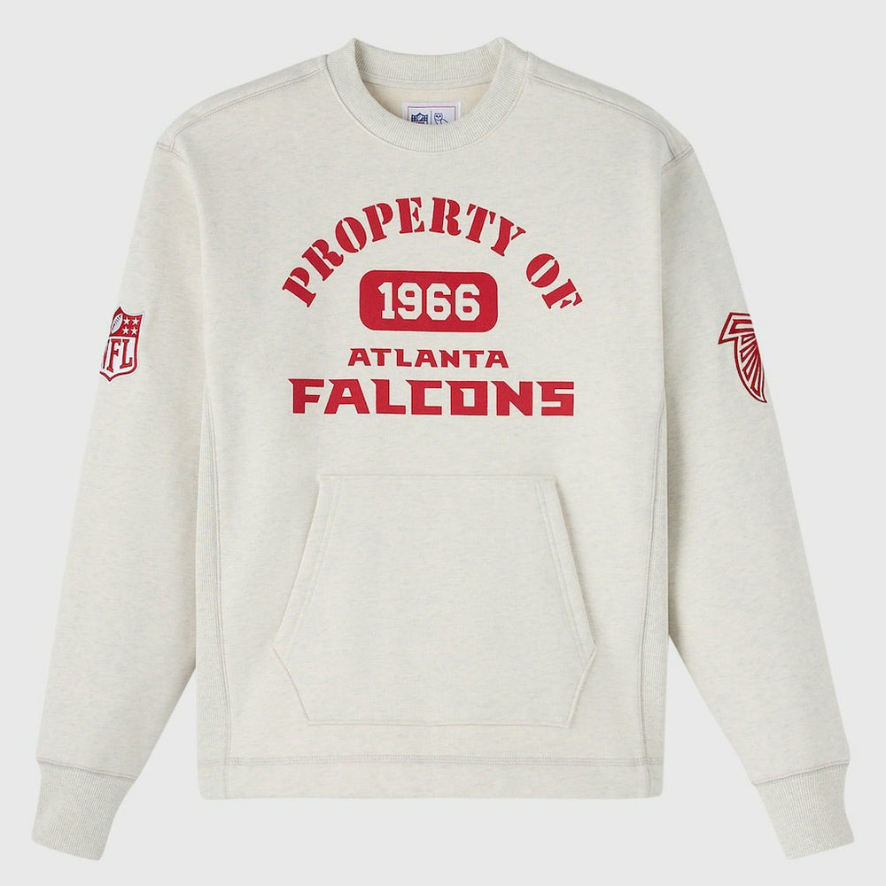 Atlanta Falcons OVO x NFL Unisex Fleece Sweatshirt - Heather Gray outlet