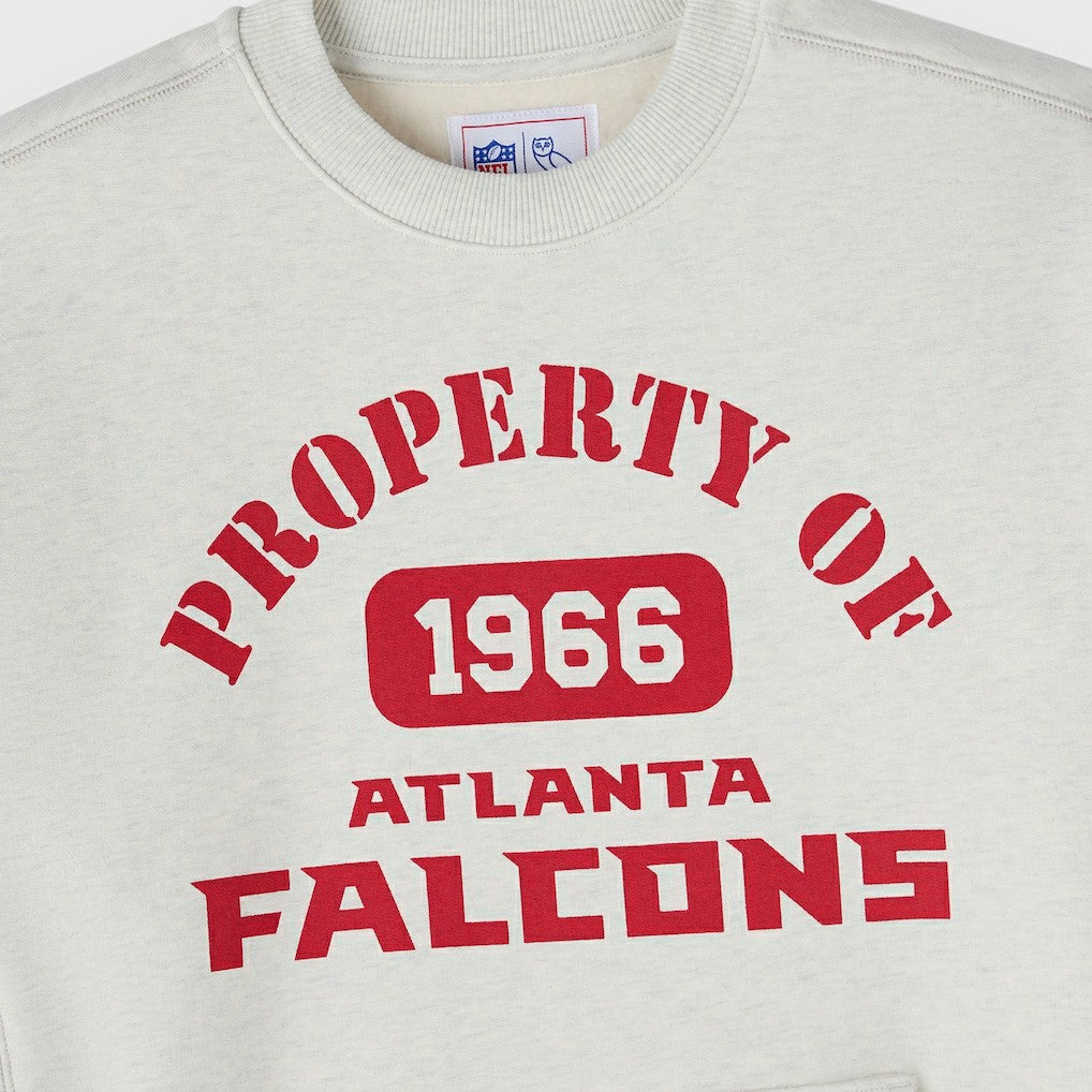 Atlanta Falcons OVO x NFL Unisex Fleece Sweatshirt - Heather Gray outlet
