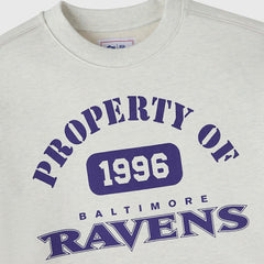 Baltimore Ravens OVO x NFL Unisex Fleece Sweatshirt - Heather Gray discount