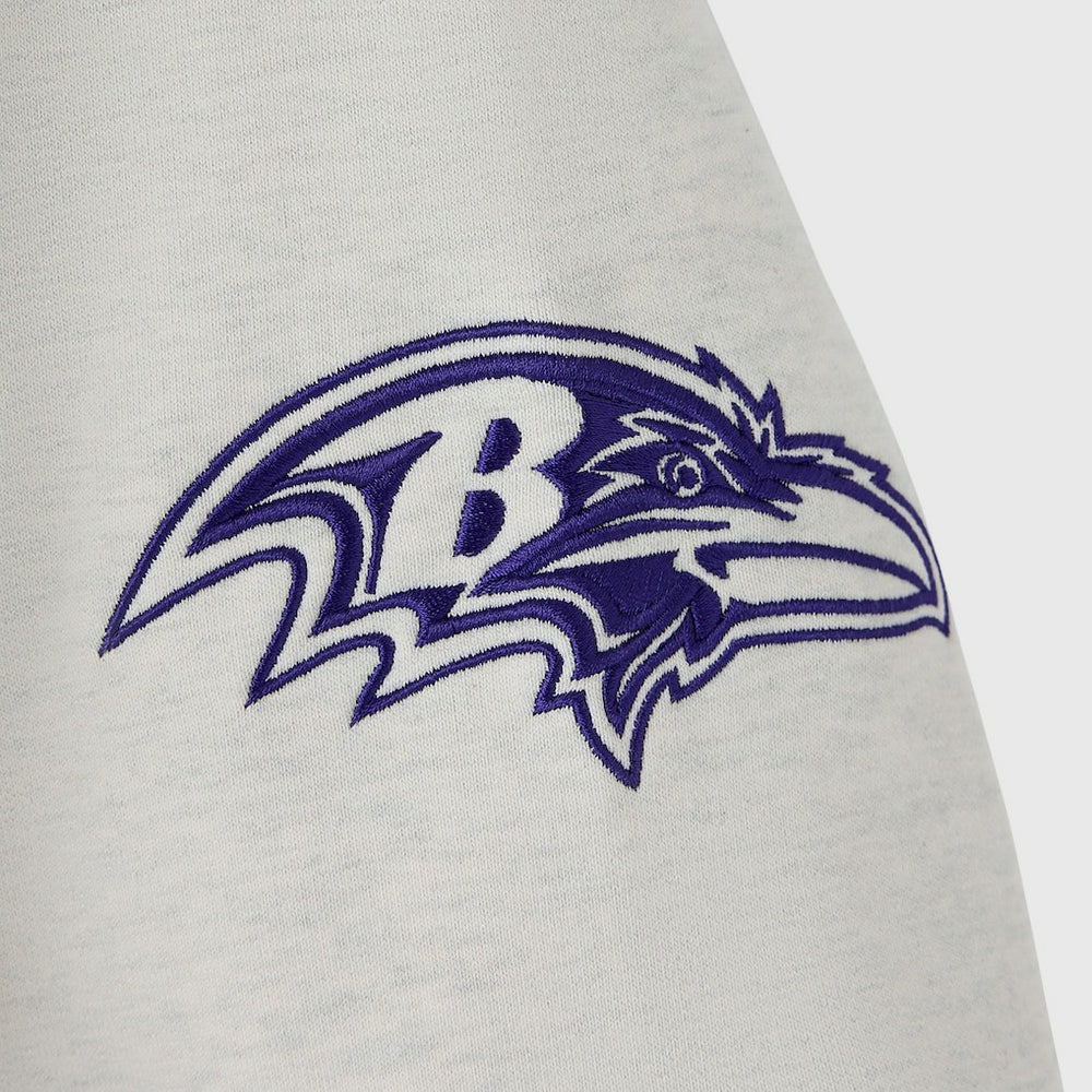 Baltimore Ravens OVO x NFL Unisex Fleece Sweatshirt - Heather Gray discount