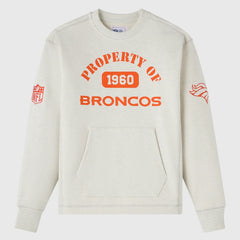 Denver Broncos OVO x NFL Unisex Fleece Sweatshirt - Heather Gray for sale