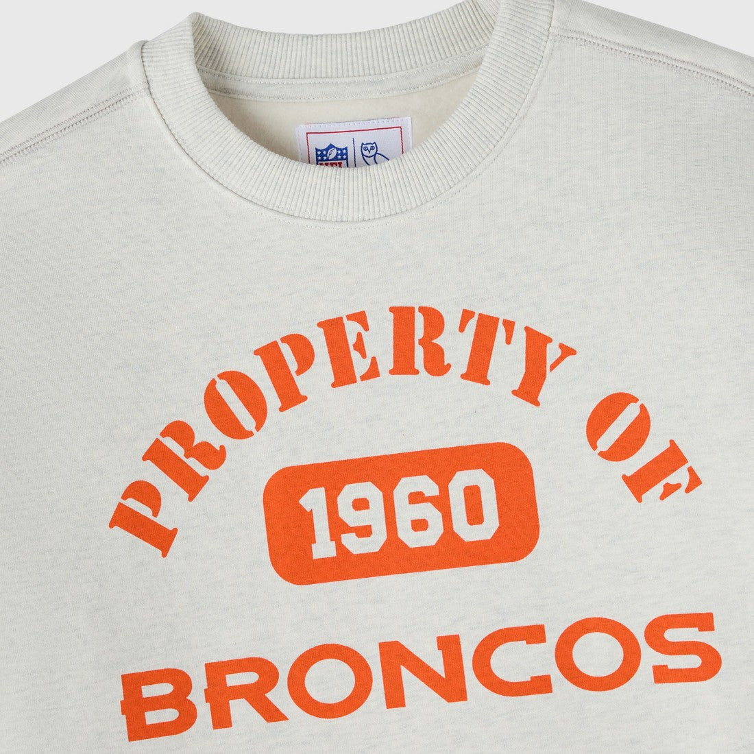 Denver Broncos OVO x NFL Unisex Fleece Sweatshirt - Heather Gray for sale