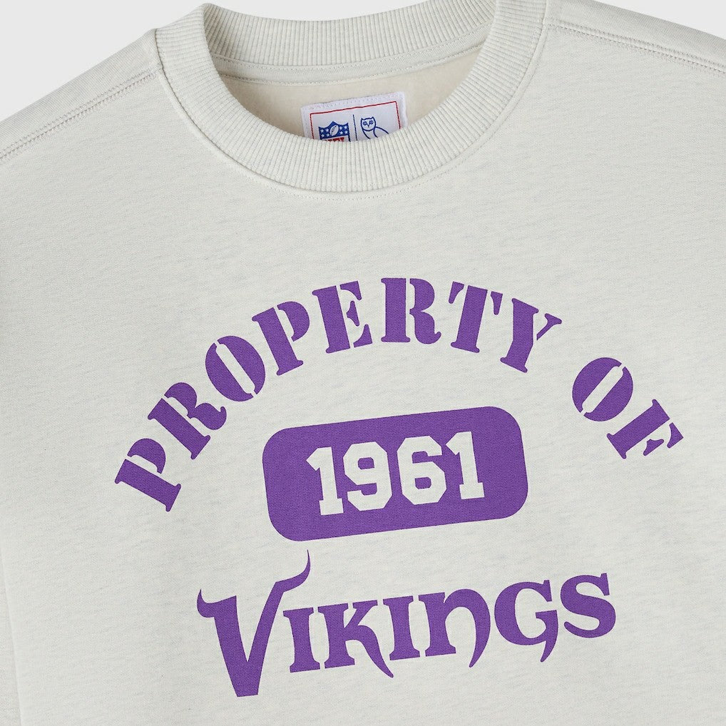 Minnesota Vikings OVO x NFL Unisex Fleece Sweatshirt - Heather Gray cheap
