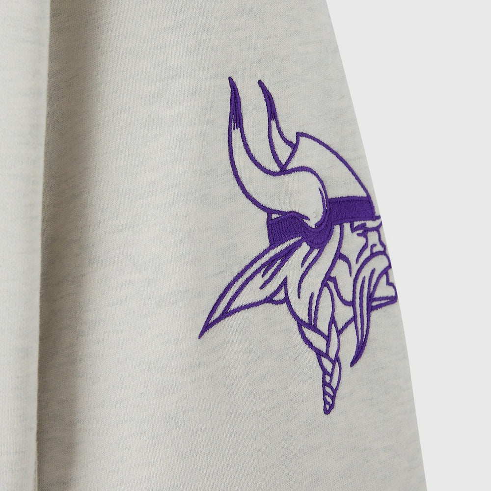 Minnesota Vikings OVO x NFL Unisex Fleece Sweatshirt - Heather Gray cheap