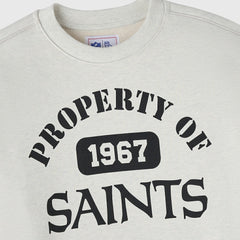 New Orleans Saints OVO x NFL Unisex Fleece Sweatshirt - Heather Gray for sale