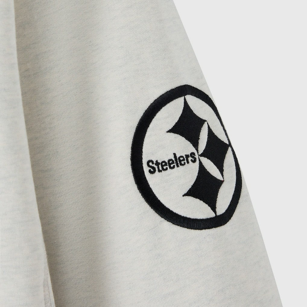 Pittsburgh Steelers OVO x NFL Unisex Fleece Sweatshirt - Heather Gray cheap