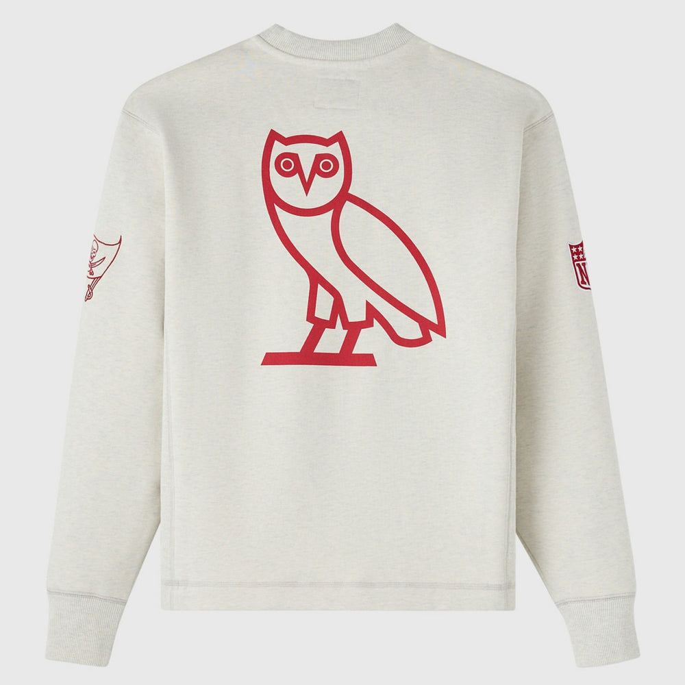 Tampa Bay Buccaneers OVO x NFL Unisex Fleece Sweatshirt - Heather Gray online