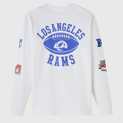 Los Angeles Rams OVO x NFL Unisex Long Sleeve T-Shirt - White cheap
