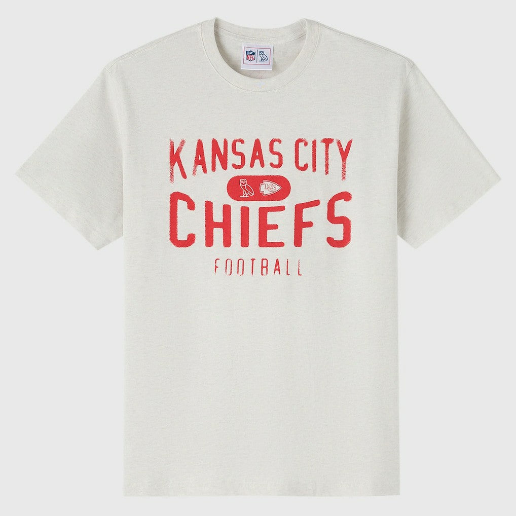 Kansas City Chiefs OVO x NFL Unisex T-Shirt - Heather Gray cheap