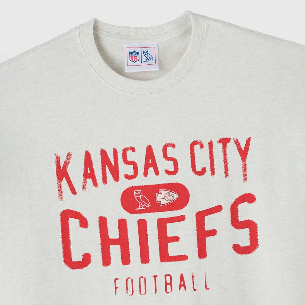 Kansas City Chiefs OVO x NFL Unisex T-Shirt - Heather Gray cheap