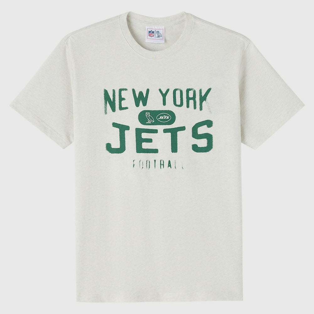 New York Jets OVO x NFL Unisex T-Shirt - Heather Gray on sale