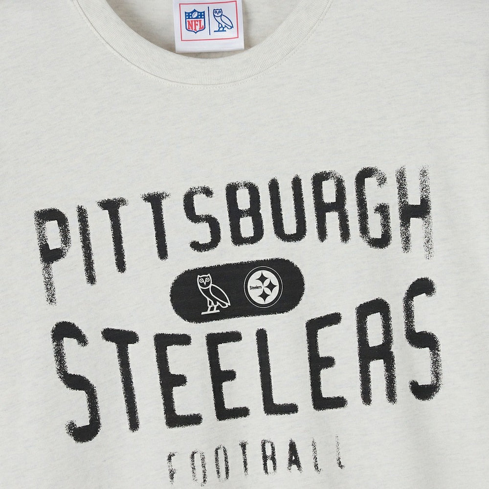 Pittsburgh Steelers OVO x NFL Unisex T-Shirt - Heather Gray discount