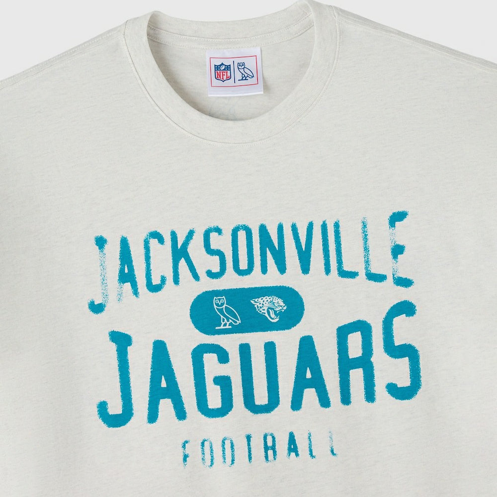 Jacksonville Jaguars OVO x NFL Unisex T-Shirt - Heather Gray for sale