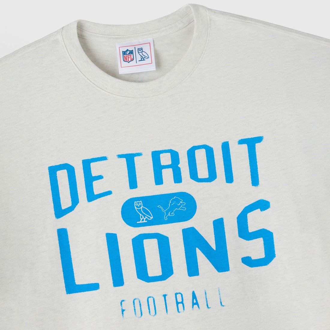 Detroit Lions OVO x NFL Unisex T-Shirt - Heather Gray for sale