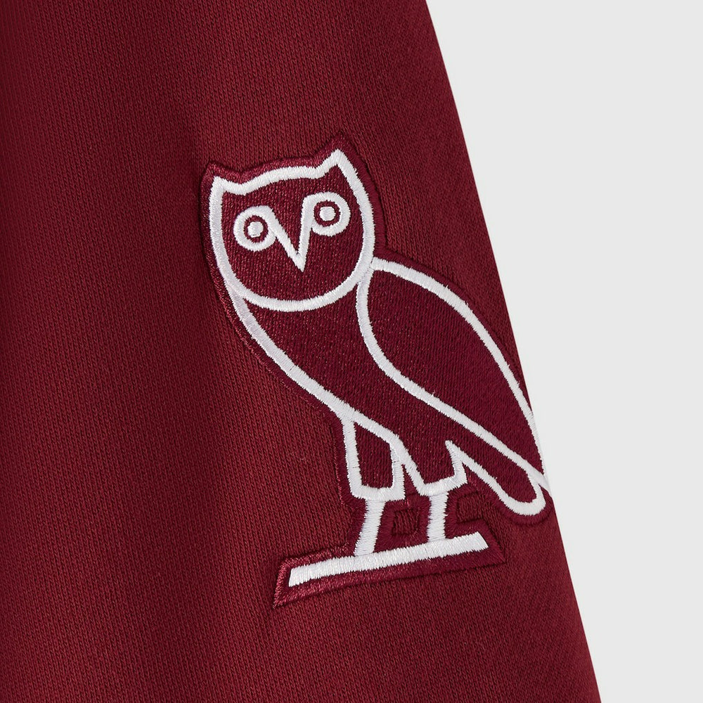 Washington Commanders OVO x NFL Unisex Full-Zip Waffle-Lined Hoodie - Burgundy sale