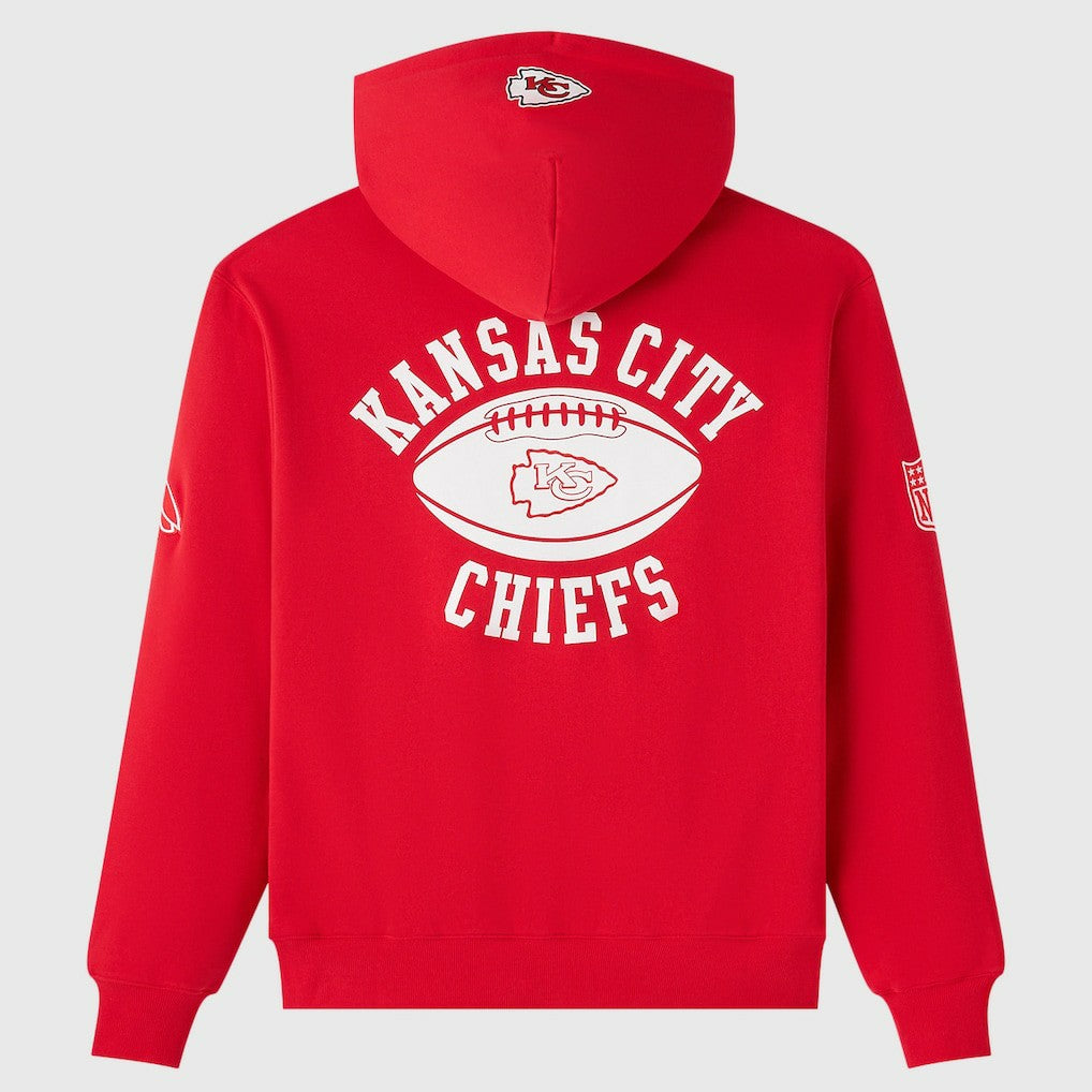 Kansas City Chiefs OVO x NFL Unisex Full-Zip Waffle-Lined Hoodie - Red sale