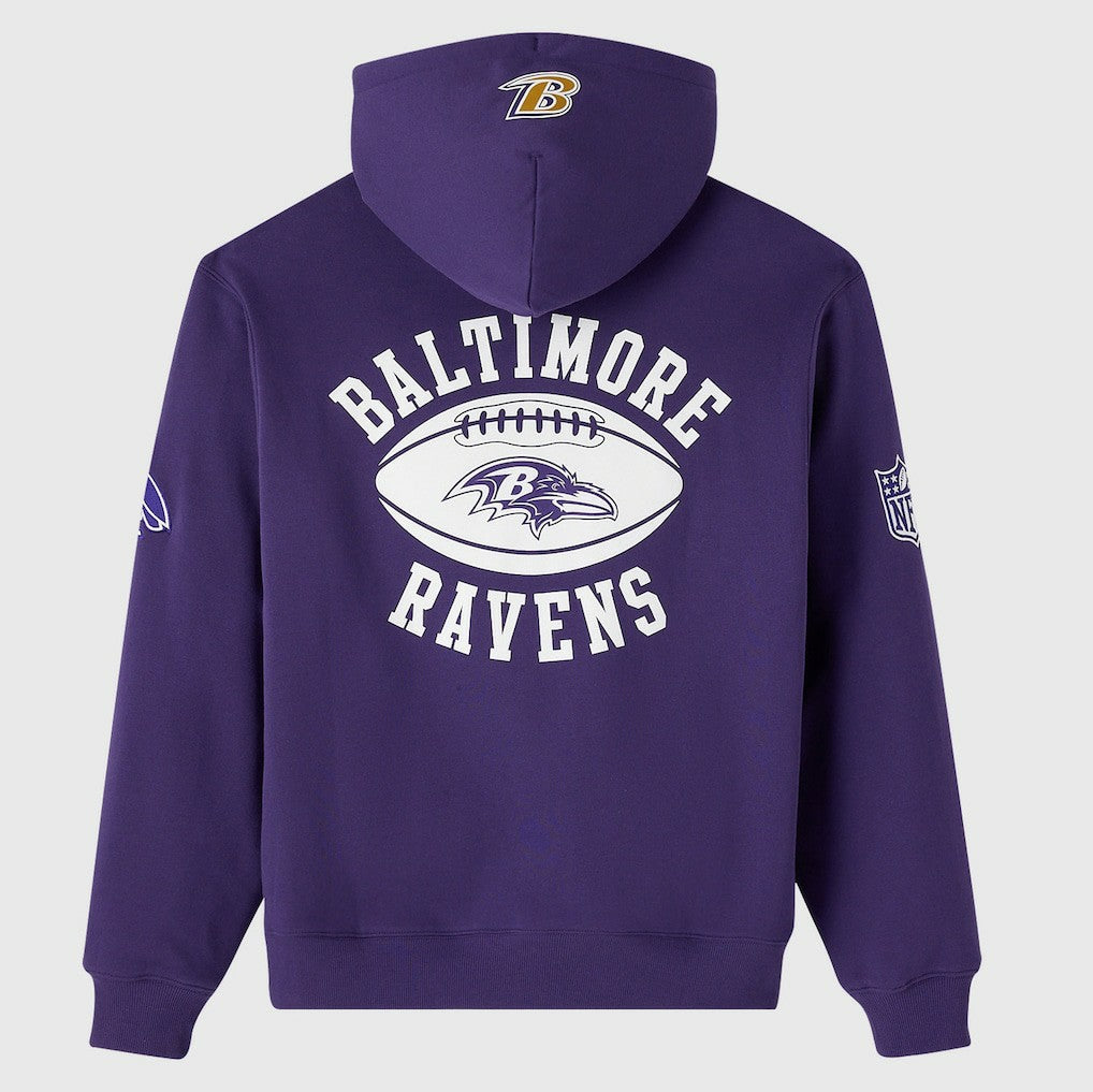 Baltimore Ravens OVO x NFL Unisex Full-Zip Waffle-Lined Hoodie - Purple outlet