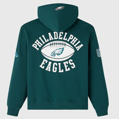 Philadelphia Eagles OVO x NFL Unisex Full-Zip Waffle-Lined Hoodie - Midnight Green online