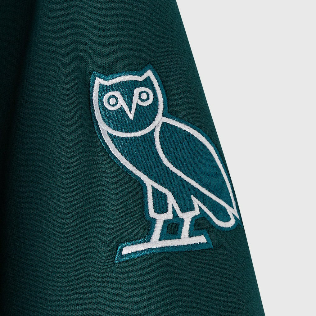 Philadelphia Eagles OVO x NFL Unisex Full-Zip Waffle-Lined Hoodie - Midnight Green online