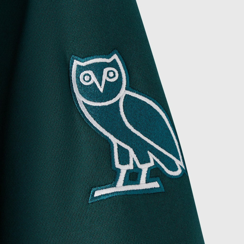 Philadelphia Eagles OVO x NFL Unisex Full-Zip Waffle-Lined Hoodie - Midnight Green online