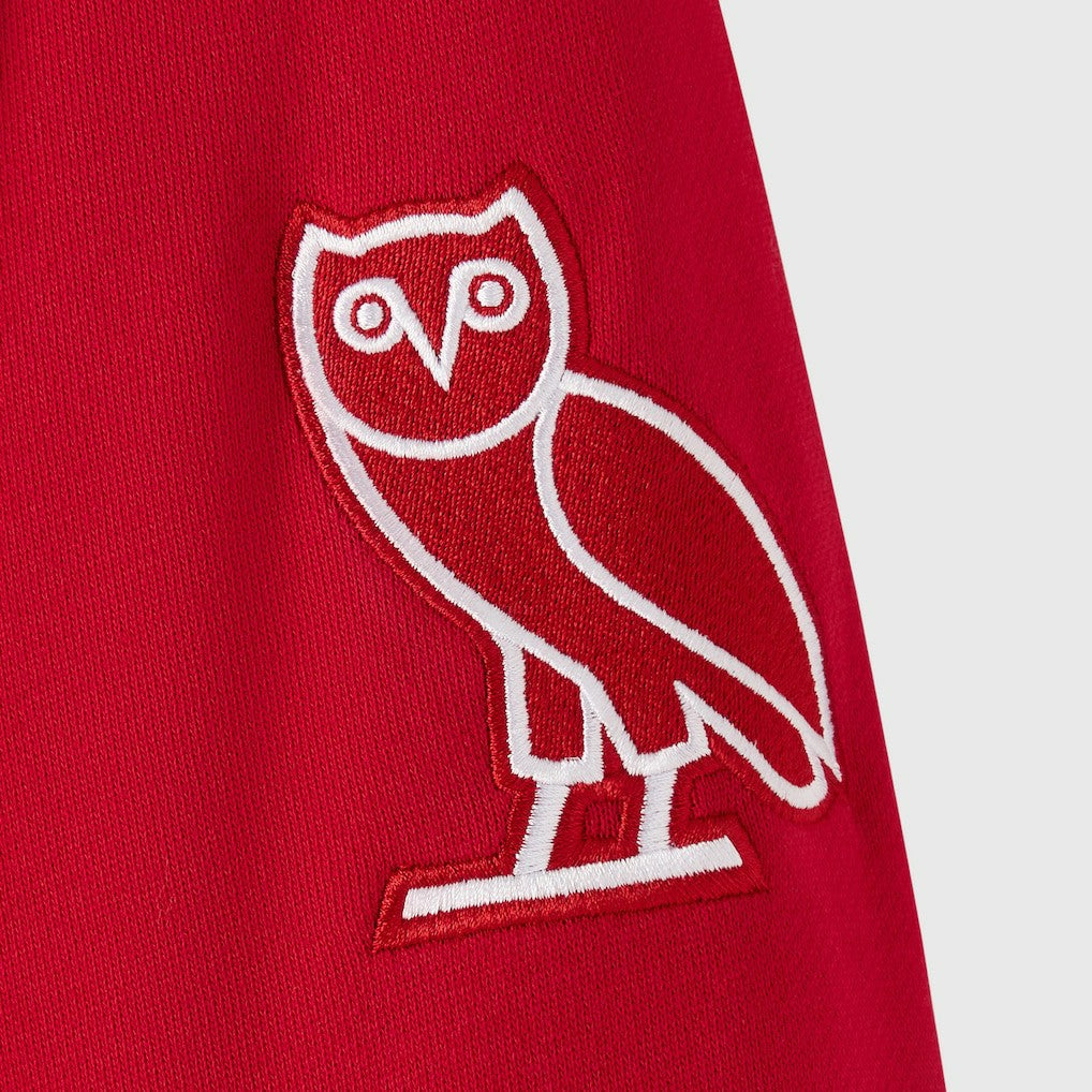 San Francisco 49ers OVO x NFL Unisex Full-Zip Waffle-Lined Hoodie - Scarlet discount