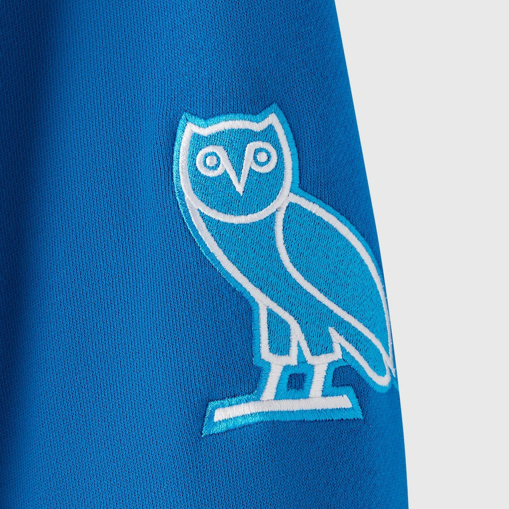Detroit Lions OVO x NFL Unisex Full-Zip Waffle-Lined Hoodie - Blue for sale